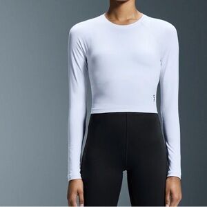 On Running Women's Crisp White Long Sleeve Tee